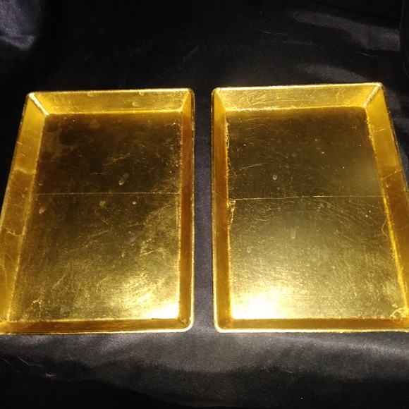 Japan Other - Laquyer w/gold leaf inlay 2 both are 6' x  8'